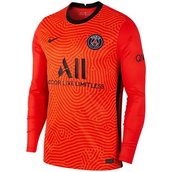 Thailande Maillot Football Paris Saint Germain ML Gardien 2020-21 Orange